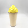Productos de venta en caliente Al por mayor 16 oz reutilizable Doble de doble pared personalizado Cazón de plástico para beber helado con tapa